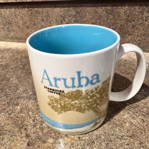 Starbucks Aruba Mug - Blue and Cream